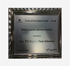 Award: Best Logistics Service Partner TAFE Award