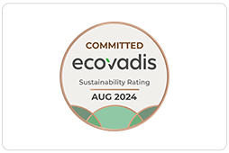 EcoVadis Sustainability Rating badge, August 2024