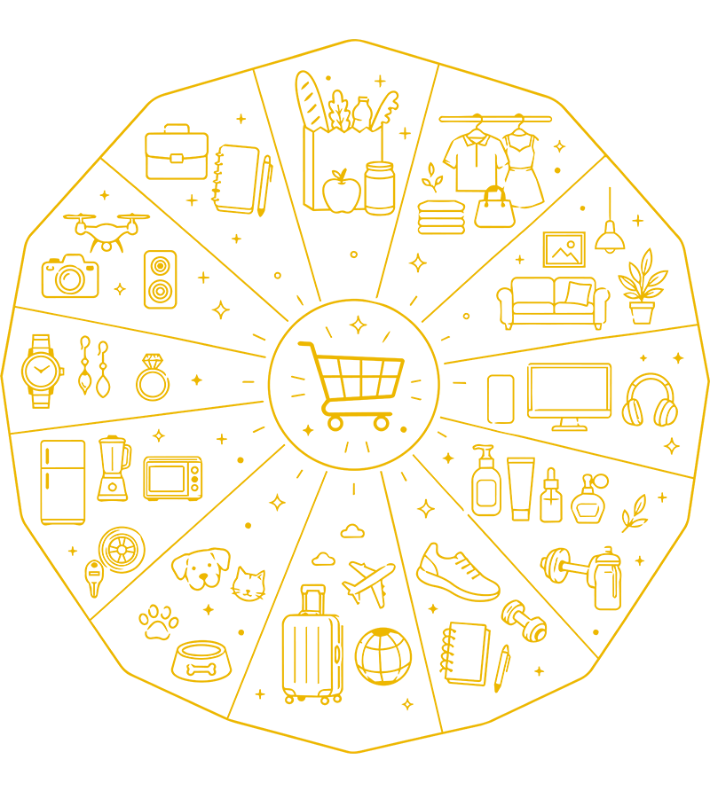 Retail and consumer products industry icon